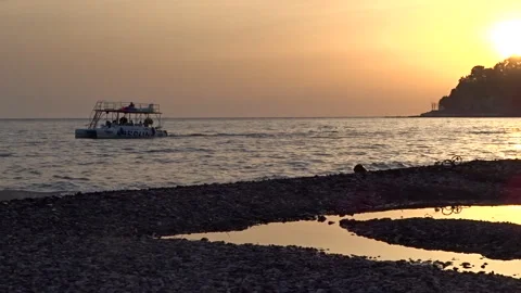 View of the sea beach coastline Stock Footage 300105191
