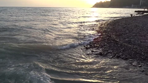 View of the sea beach coastline Stock Footage 300512076