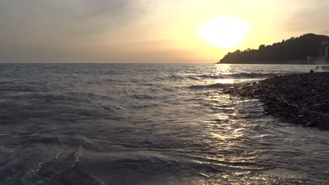 View of the sea beach coastline Stock Footage 300512602