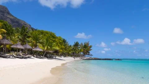 View of the sea beach Stock Photos