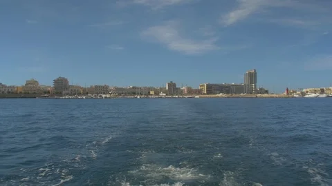 View of the sea from the boat Stock Footage 71525253