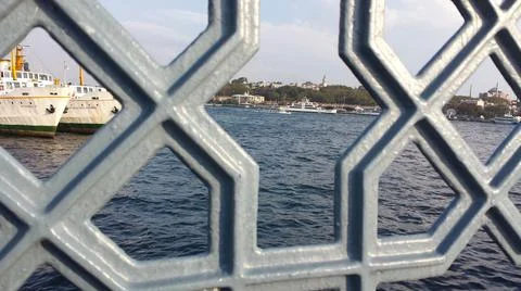 A view from the sea into the Bosphorus nice Stock Photos