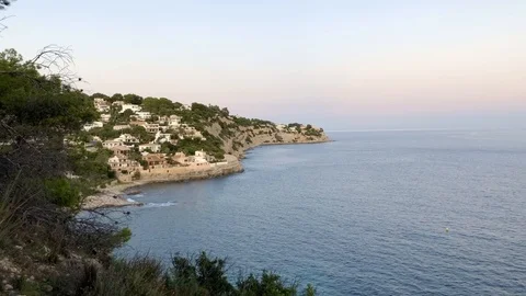 View to sea coast Stock Footage 119988605