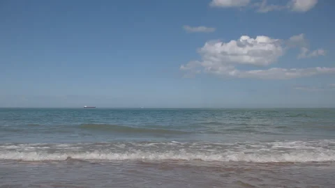 A view  of the sea. England. Stock Footage 90225562