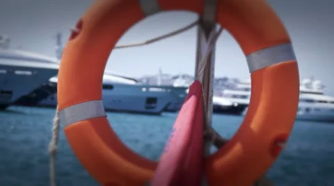 View  on the sea Stock Footage 25598601