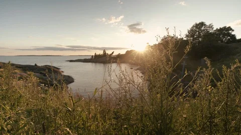 View of sea Stock Footage 94550793