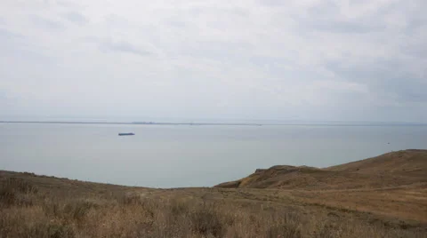 View of the Sea From the Hills Stock Footage 66785803