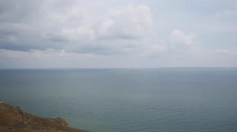 View of the Sea From the Hills Stock Footage 66786152