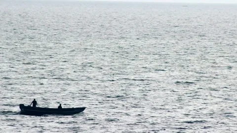 View of sea ship sailing Stock Footage 70801808