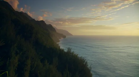 View of sea at sunset Video stock 57815295