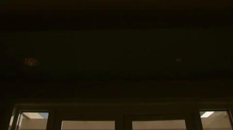 View of sea through balcony Stock Footage 54593320