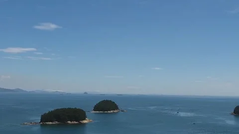 View from the sea, view from the ocean	 Stock-Footage 310161187