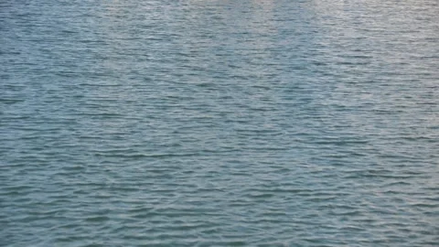 View on sea water small waves from light wind Stock-Footage 290433536