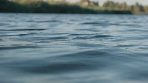 View of sea waves at evening Stock Footage 73782013