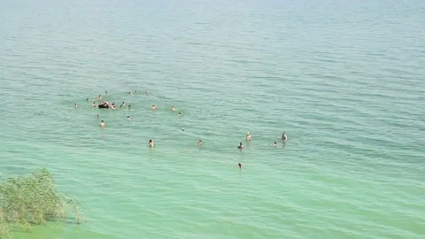 View of sea waves at evening Stock Footage 74508829