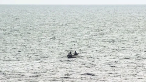 View of sea waves at evening Stock Footage 74509154