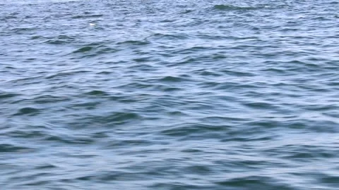 View of sea waves while sailing Stock Footage 141184446