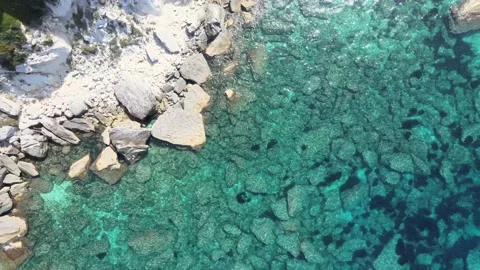 View of seabed and rocks Stock Footage 138323978