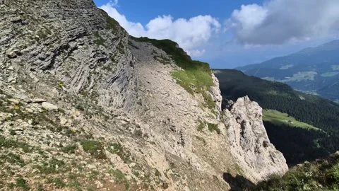 A view from Seceda - Odle - Val Gardena - Ortisei - Italy Stock Footage 280386554