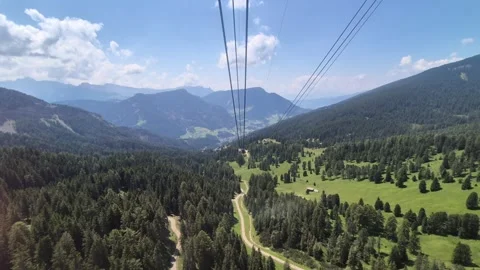 A view from Seceda - Odle - Val Gardena - Ortisei - Italy Stock Footage 280386962