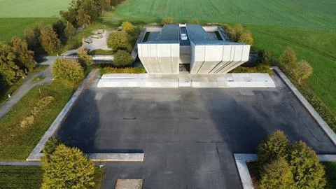 View of the Second World War Memorial and Ostrava Opava Operation, Hrabyne,Czech Foto stock