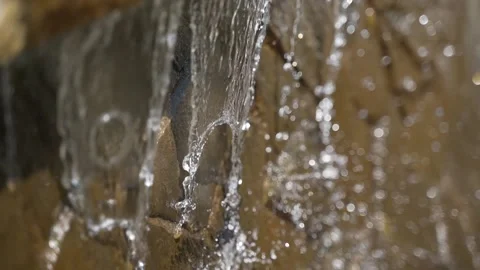 View of a section of the riverbed with a sharp slope. Stock Footage 164733520