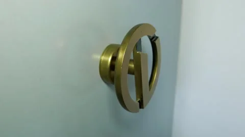 View of the security door of a safe Stock Footage 61497904