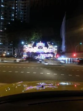 The view seen from the car window Stock Photos