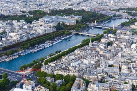 View of the Seine Fotos Stock