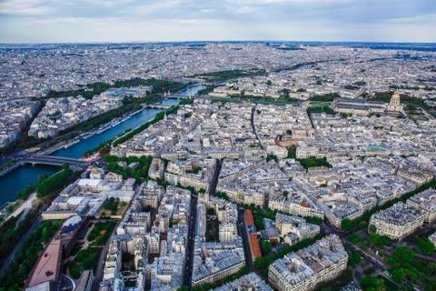 View of the Seine Fotos Stock