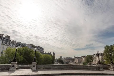 View of the Seine river Stock Photos