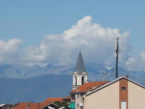 View of Settimo Stock-Fotos