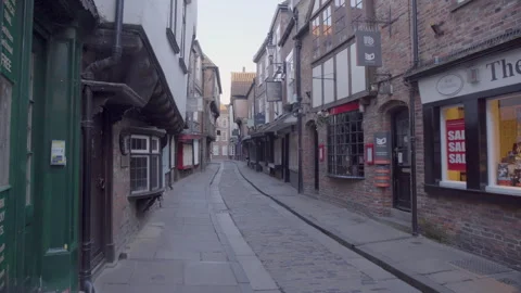 View Of The Shambles York 스톡 동영상 242706392