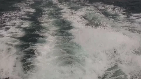View from the ship on a very stormy sea. Stock Footage 196608615