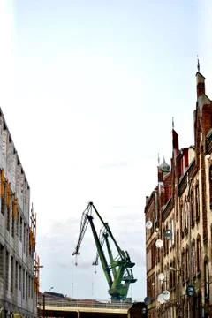 View of shipyard in Gdansk Stock Photos