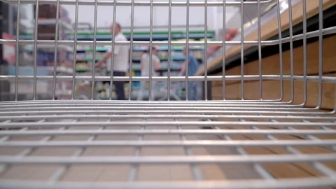 View from shopping cart Stock Footage 109965520
