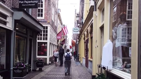 View in the shoppingstreet Stock Footage 83920341