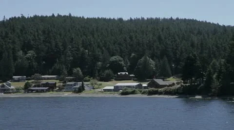 View of the Shore Stock Footage 11823625