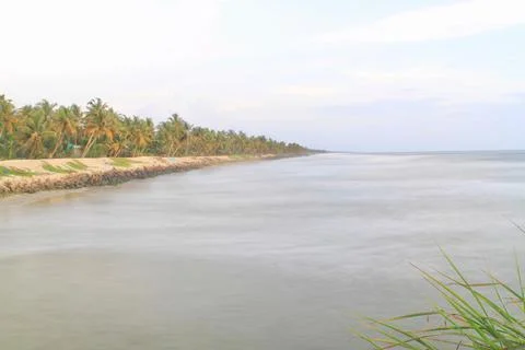 View of the shoreline Stock Photos