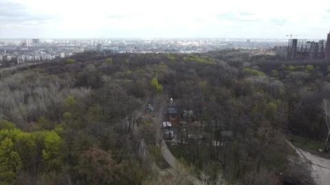 View shows its patterns in a cold city Stock Footage 153436359