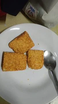 View of side dish on the plate Stock Photos