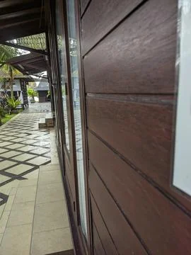 View of side wall in Cafe Stock Photos