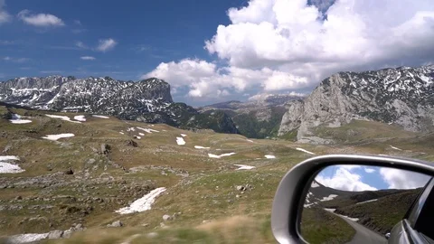 View from the side window of the car Stock Footage 76508366