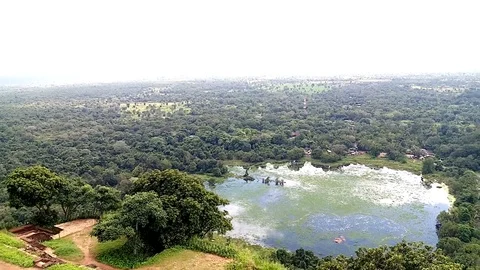 View from Sigiriya 스톡 동영상 123229521
