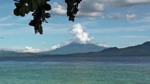 View from siladen island Video stock 104046528