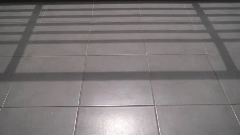 View on a simple modern empty balcony with shadows 動画素材 267934467