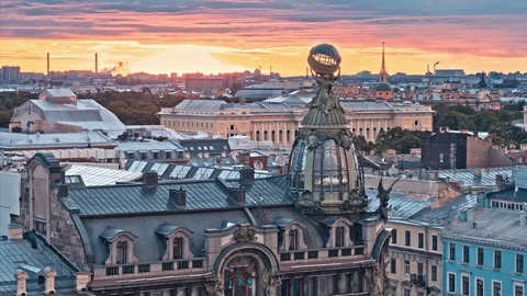 View of Singer House Vídeos de archivo 81859537