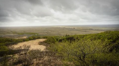 View from Skaftafell Stock Photos