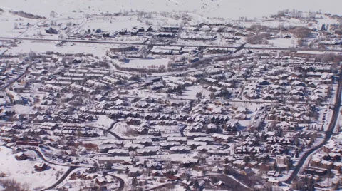 View of ski resorts Stock Footage 57814423