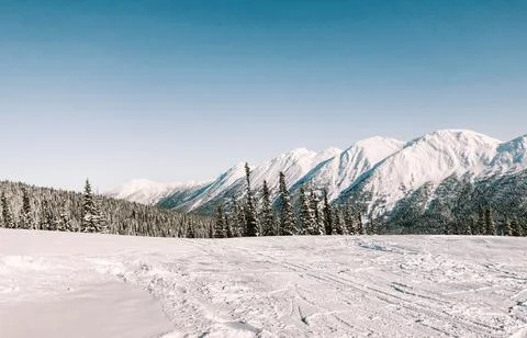 View from Skihill Stock Photos